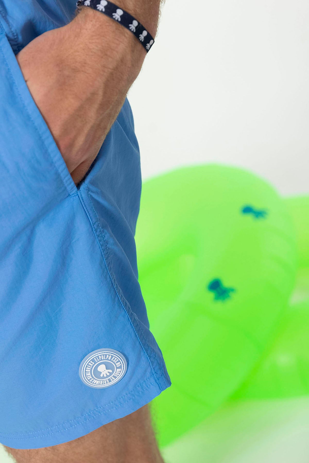 BAÑADOR ESTAMPADO LATERAL ELPULPO AZUL LAVANDA