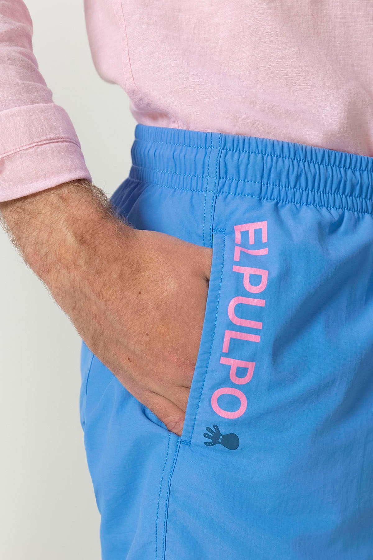 BAÑADOR ESTAMPADO LATERAL ELPULPO AZUL LAVANDA