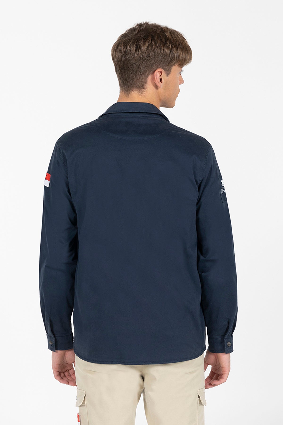 SOBRECAMISA TWO POCKETS AZUL MARINO