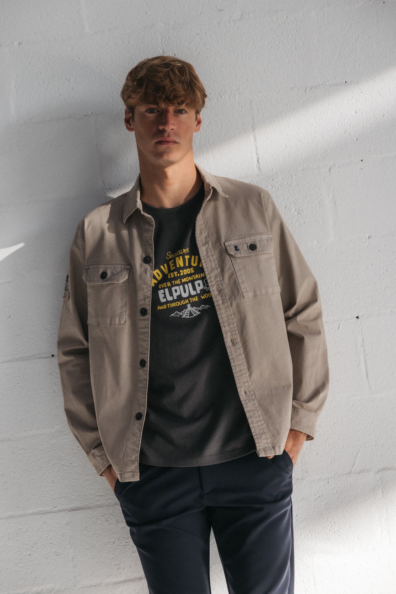 SOBRECAMISA HERITAGE DOS BOLSILLOS ARENA