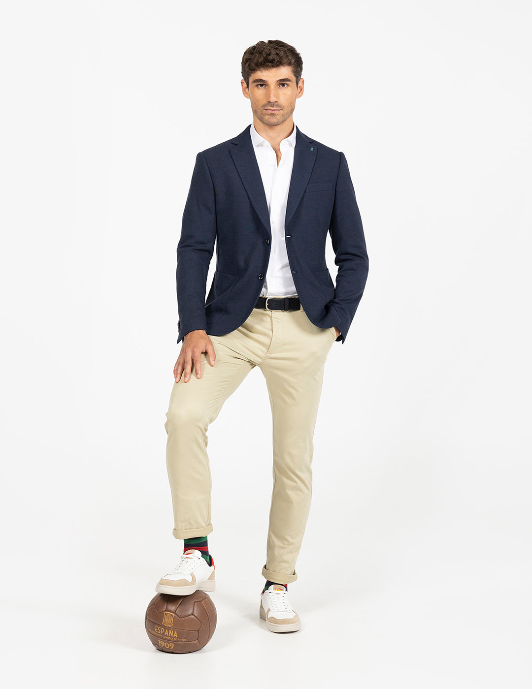 BLAZER DE MALHA AZUL MARINHO RFEF