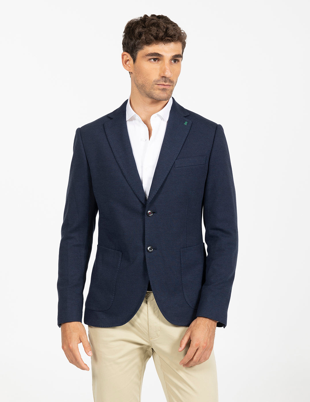 AMERICANA TAILOR PUNTO RFEF AZUL MARINO