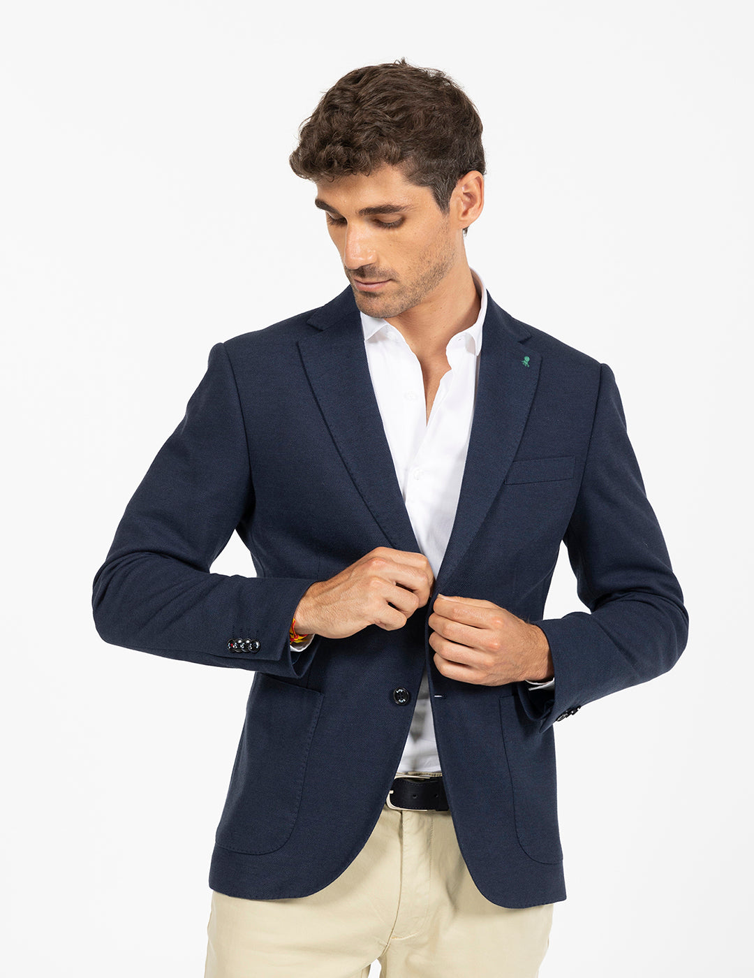 BLAZER DE MALHA AZUL MARINHO RFEF