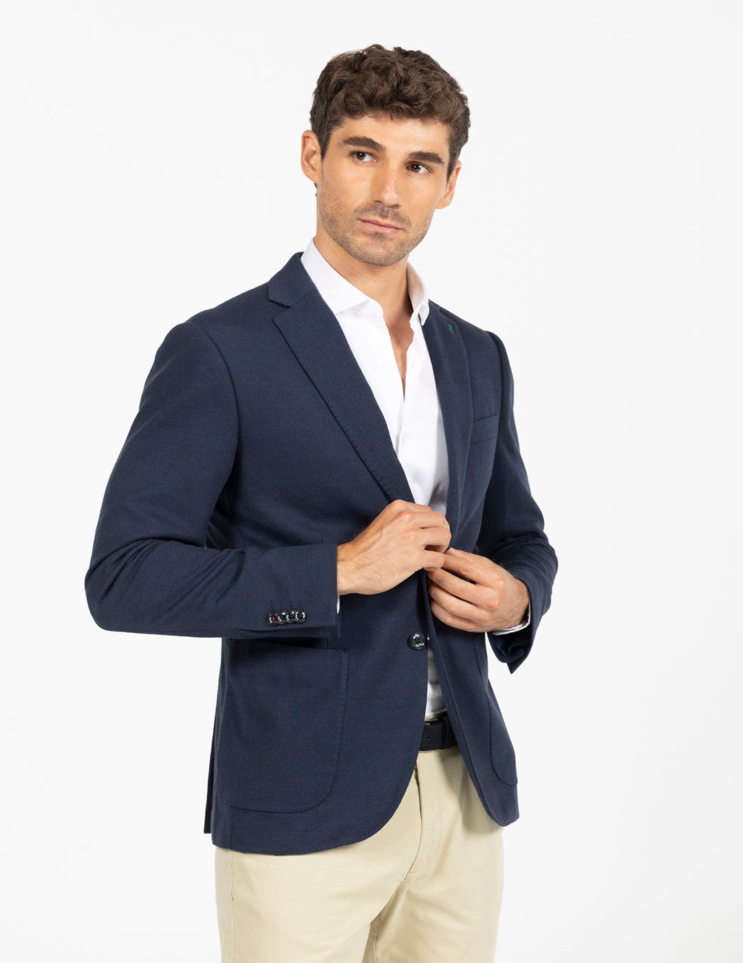 BLAZER DE MALHA AZUL MARINHO RFEF