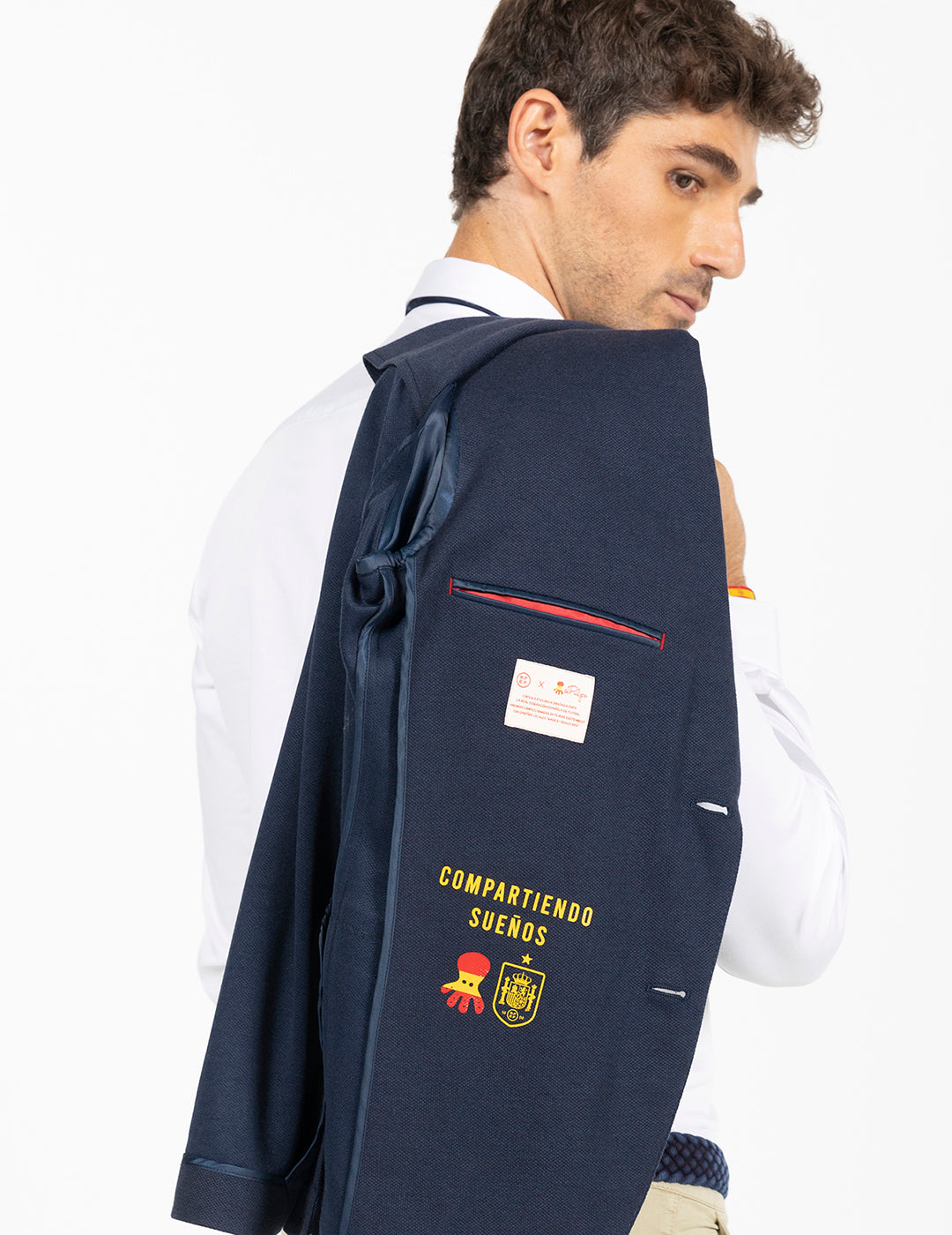 AMERICANA TAILOR PUNTO RFEF AZUL MARINO