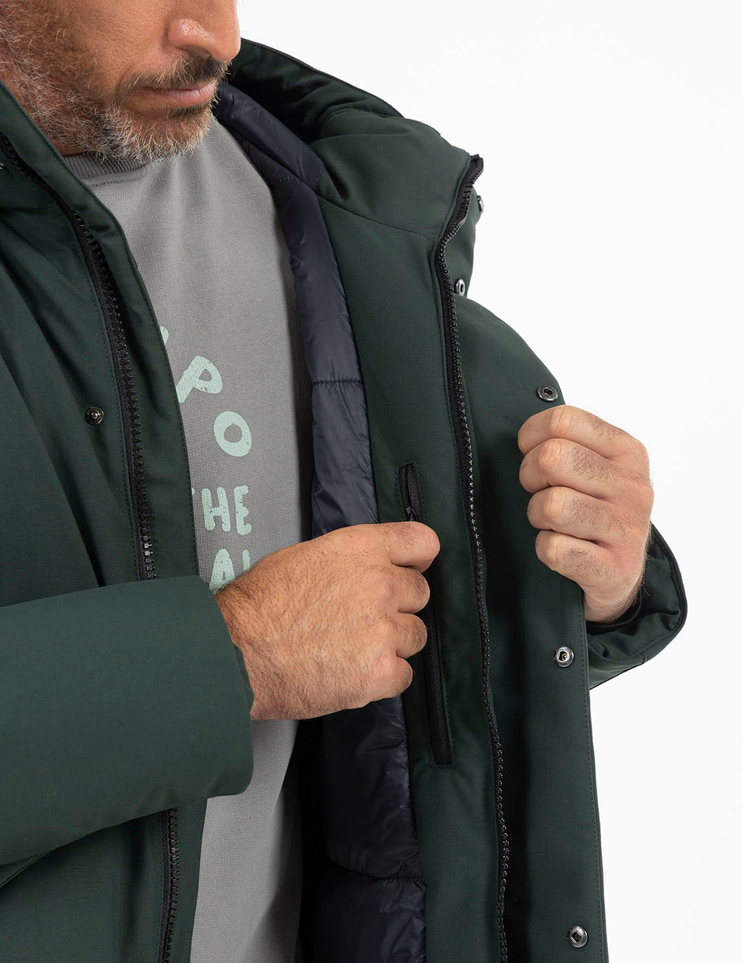 PARKA ORTEGAL VERDE INGLES