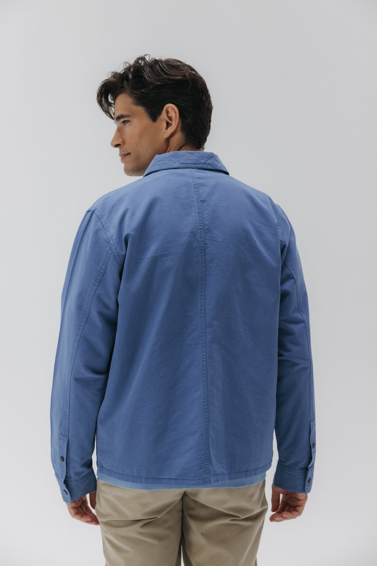 CAZADORA LAVADA DOBLE BOLSILLO HIGHLANDS ÍNDIGO