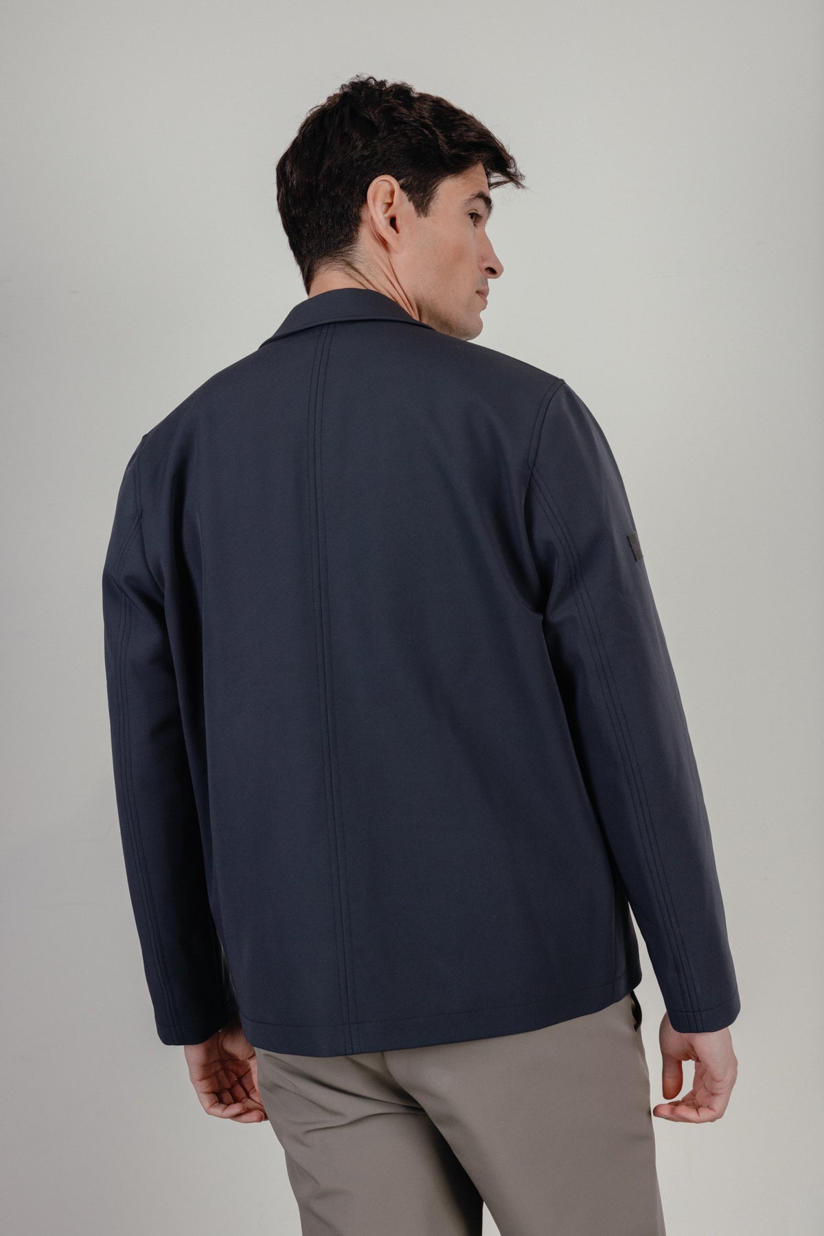 Cazadora guateada perfect azul marino