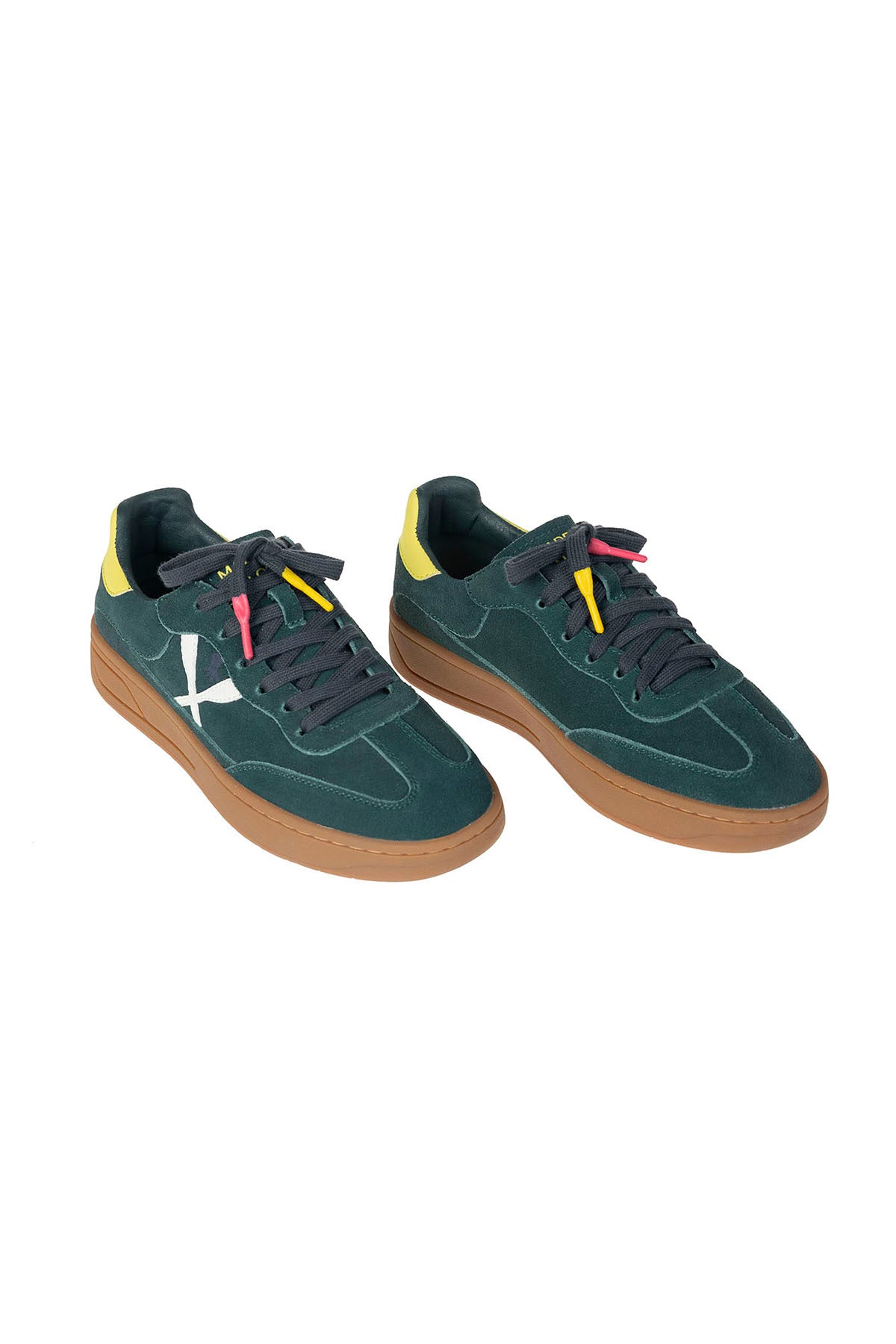 ZAPATILLA PIEL VUELTA CONTRASTES EP CANIDE VERDE OSCURO