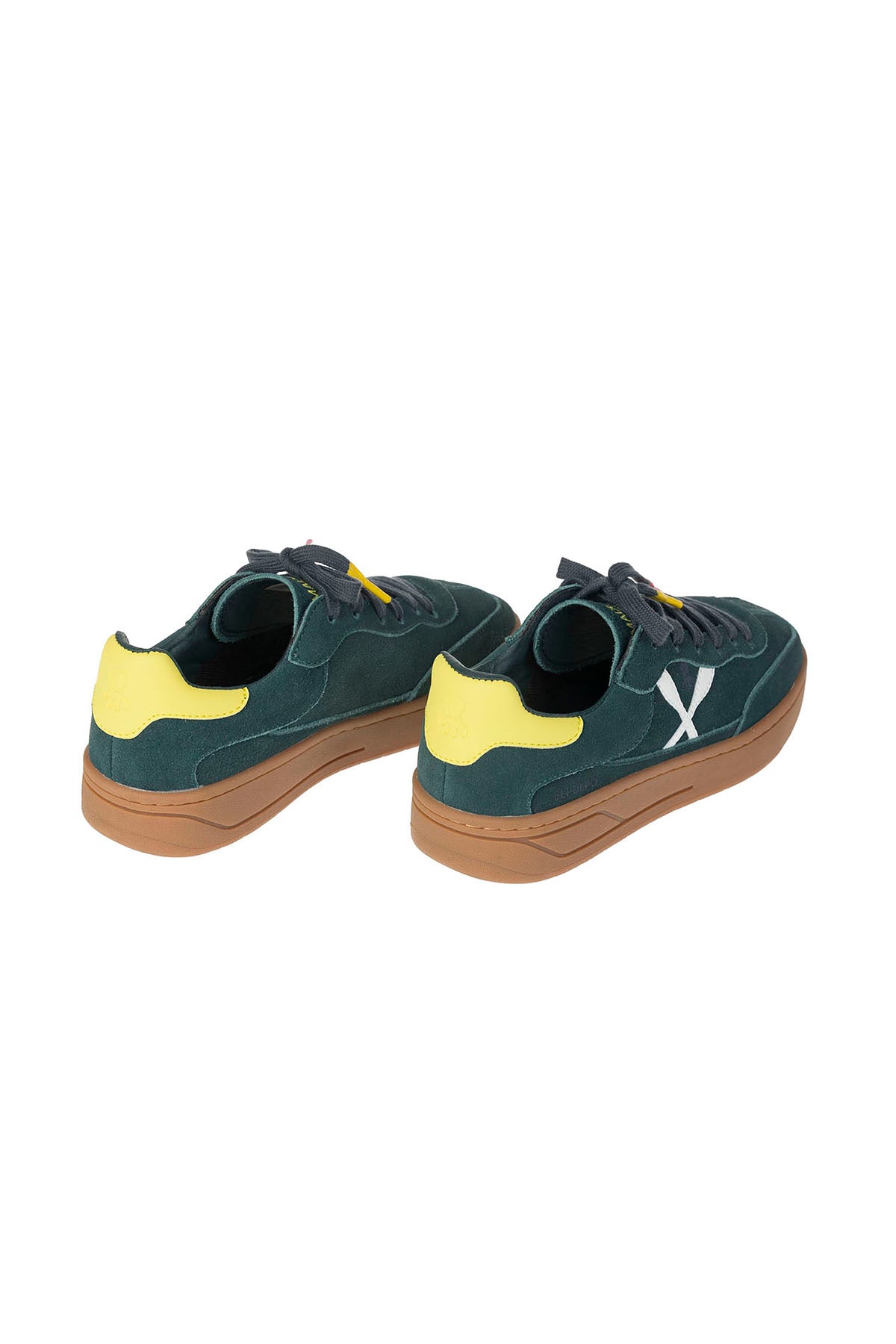 ZAPATILLA PIEL VUELTA CONTRASTES EP CANIDE VERDE OSCURO