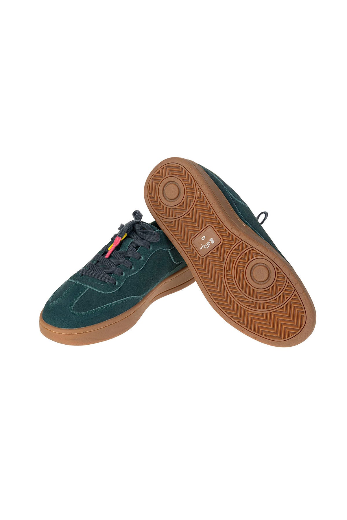 ZAPATILLA PIEL VUELTA CONTRASTES EP CANIDE VERDE OSCURO