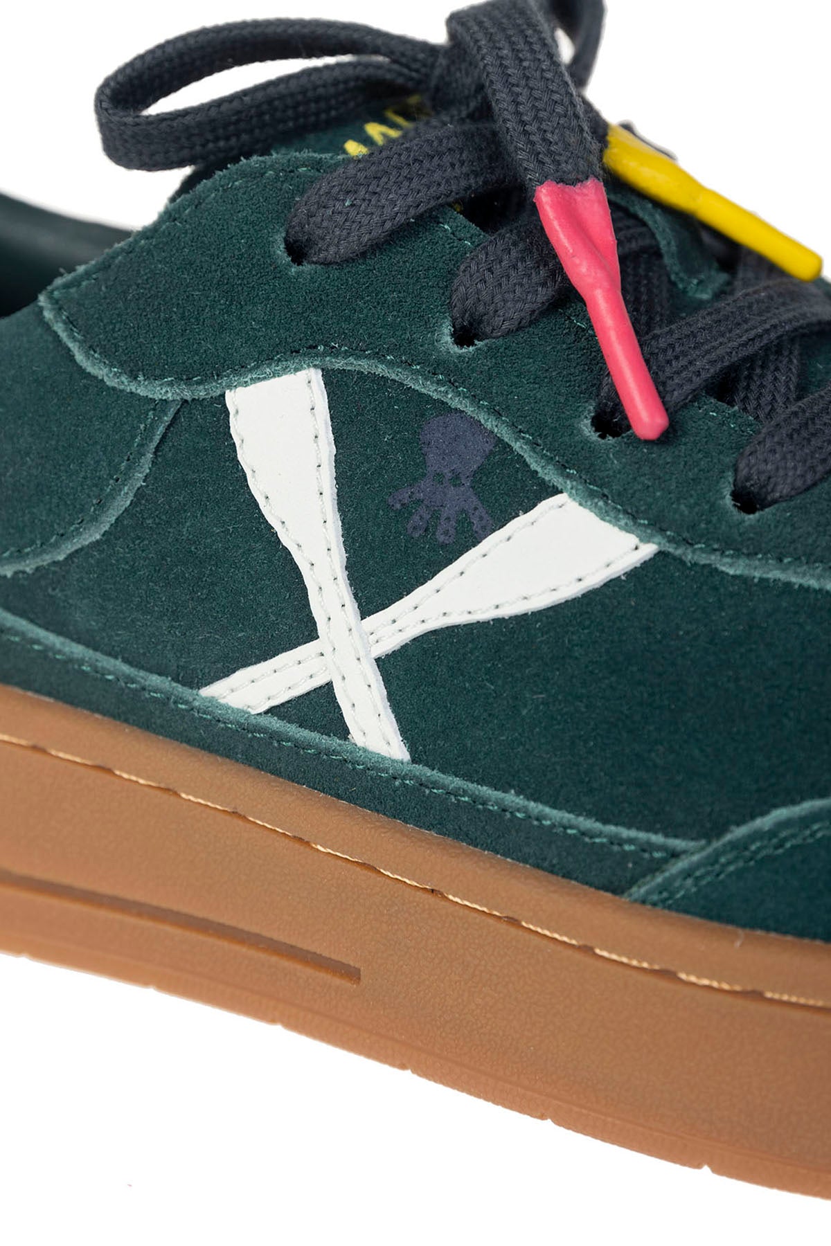 ZAPATILLA PIEL VUELTA CONTRASTES EP CANIDE VERDE OSCURO