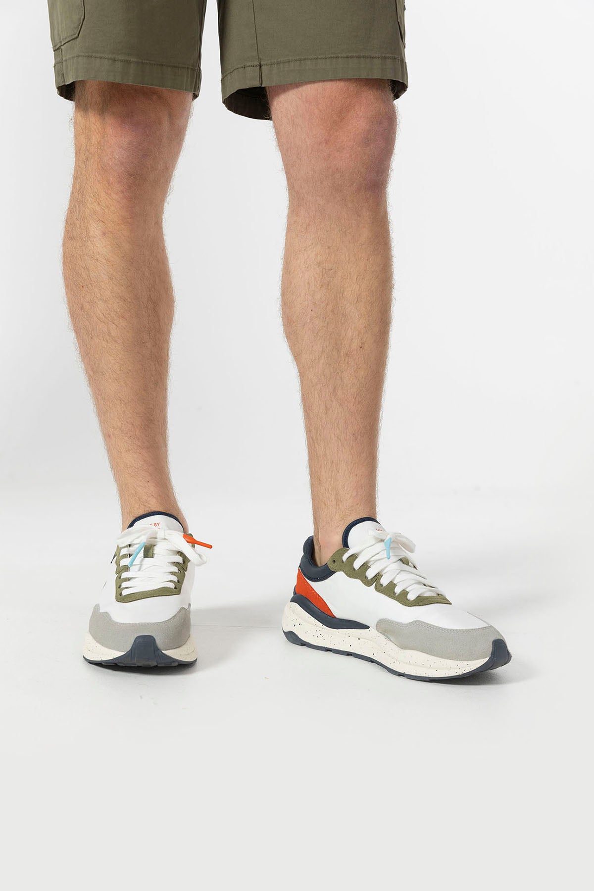 CONTRASTS SNEAKER WITH SPOTTED SOLE EP LOURO PURE WHITE