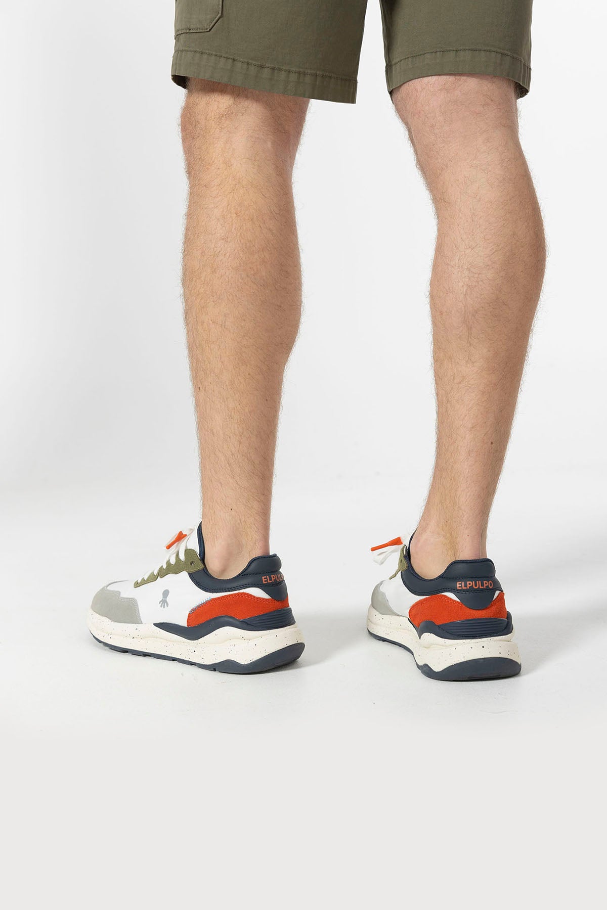 CONTRASTS SNEAKER WITH SPOTTED SOLE EP LOURO PURE WHITE