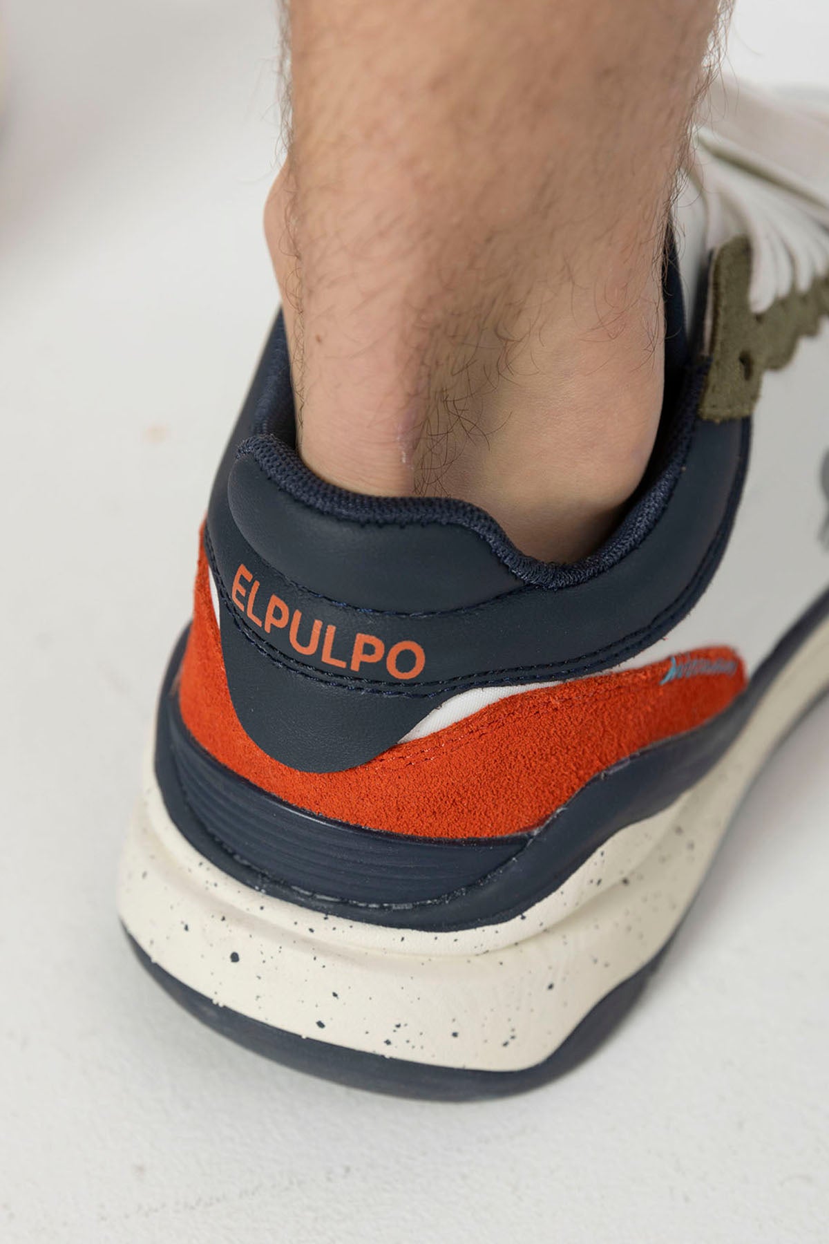 CONTRASTS SNEAKER WITH SPOTTED SOLE EP LOURO PURE WHITE