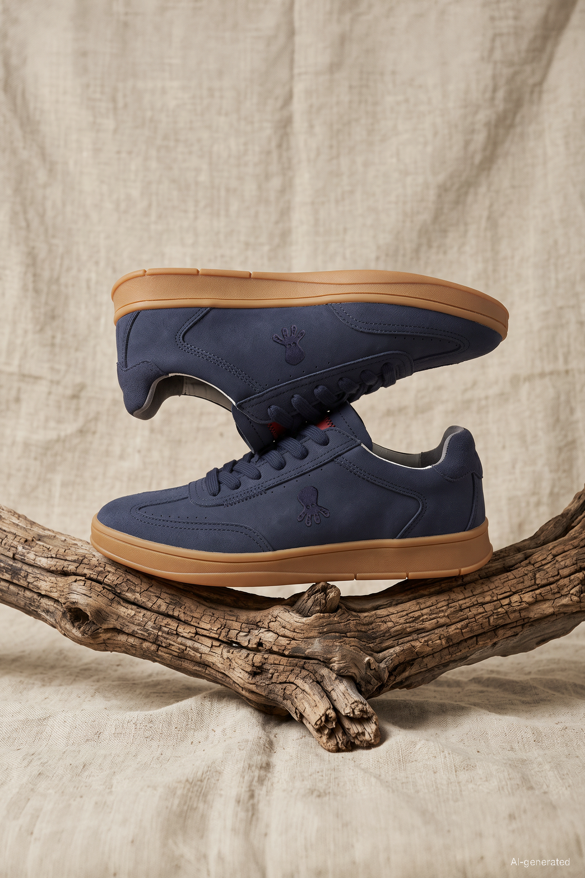 ZAPATILLA SOFT CONTRASTES EP RIBADEO AZUL MARINO