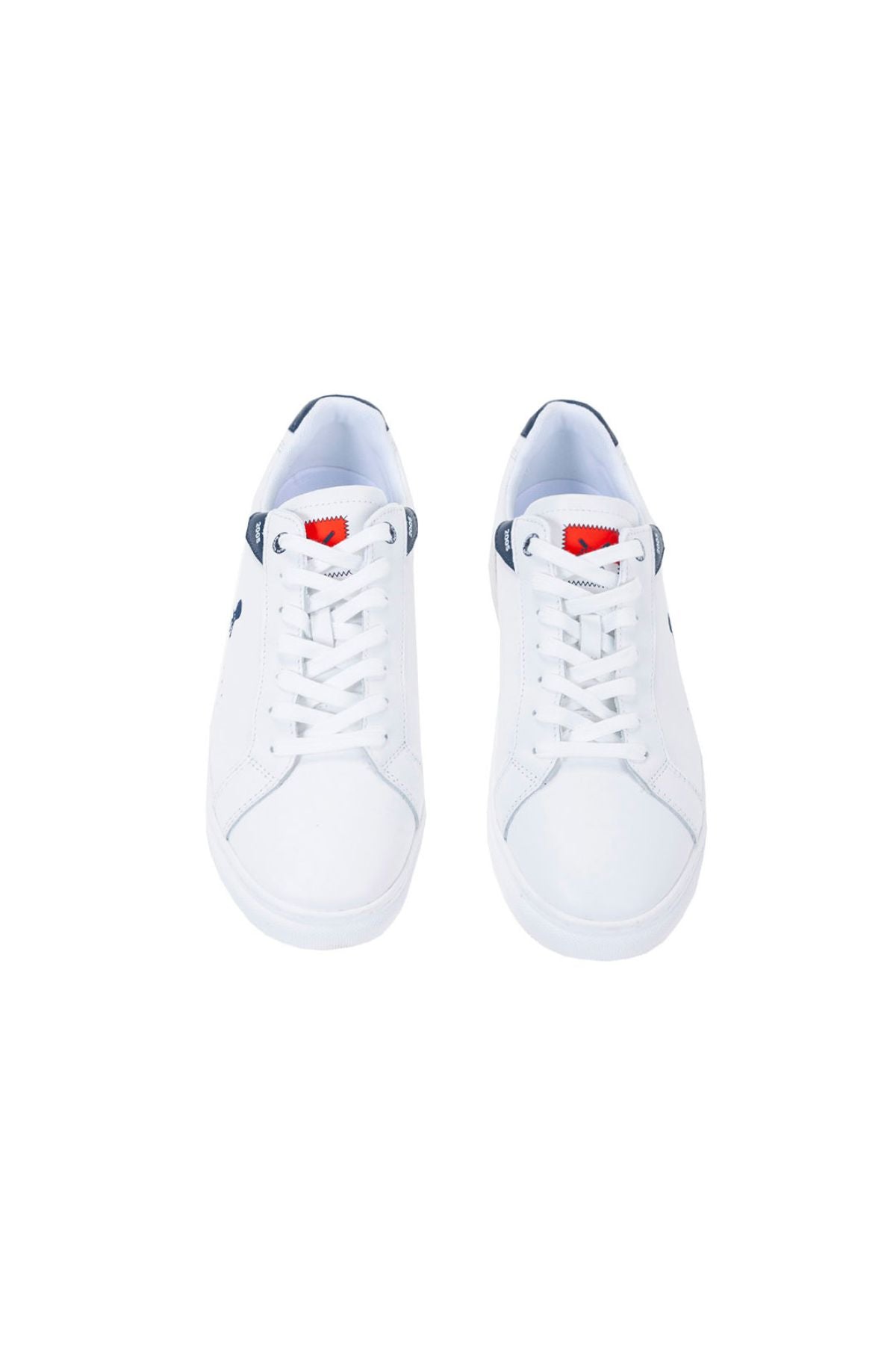 CASUAL SNEAKER WITH SIDE LOGO IN PURE WHITE