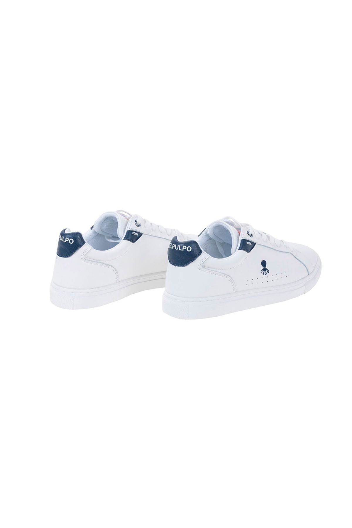 CASUAL SNEAKER WITH SIDE LOGO IN PURE WHITE