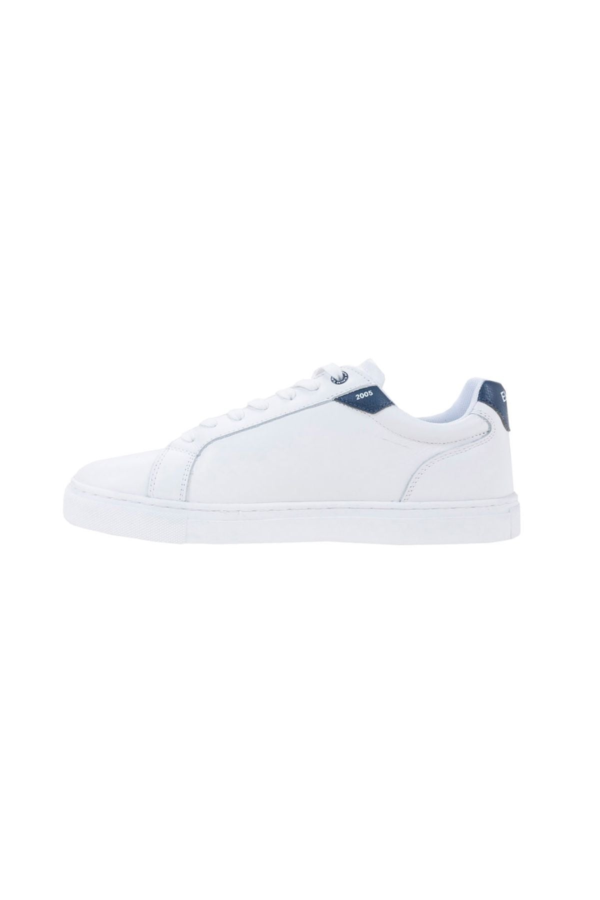 CASUAL SNEAKER WITH SIDE LOGO IN PURE WHITE