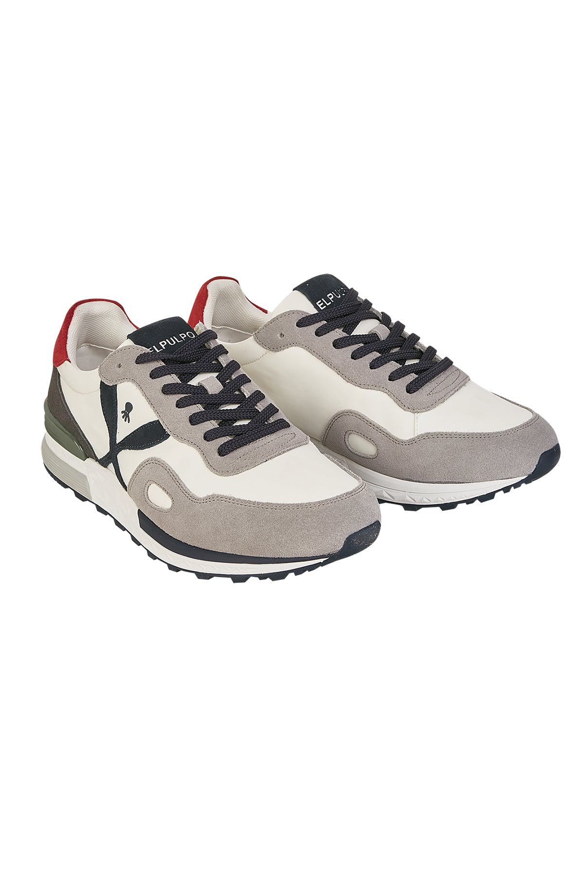 ZAPATILLA MULTIPIEZAS CONTRASTE EP MELIDE BLANCO PURO