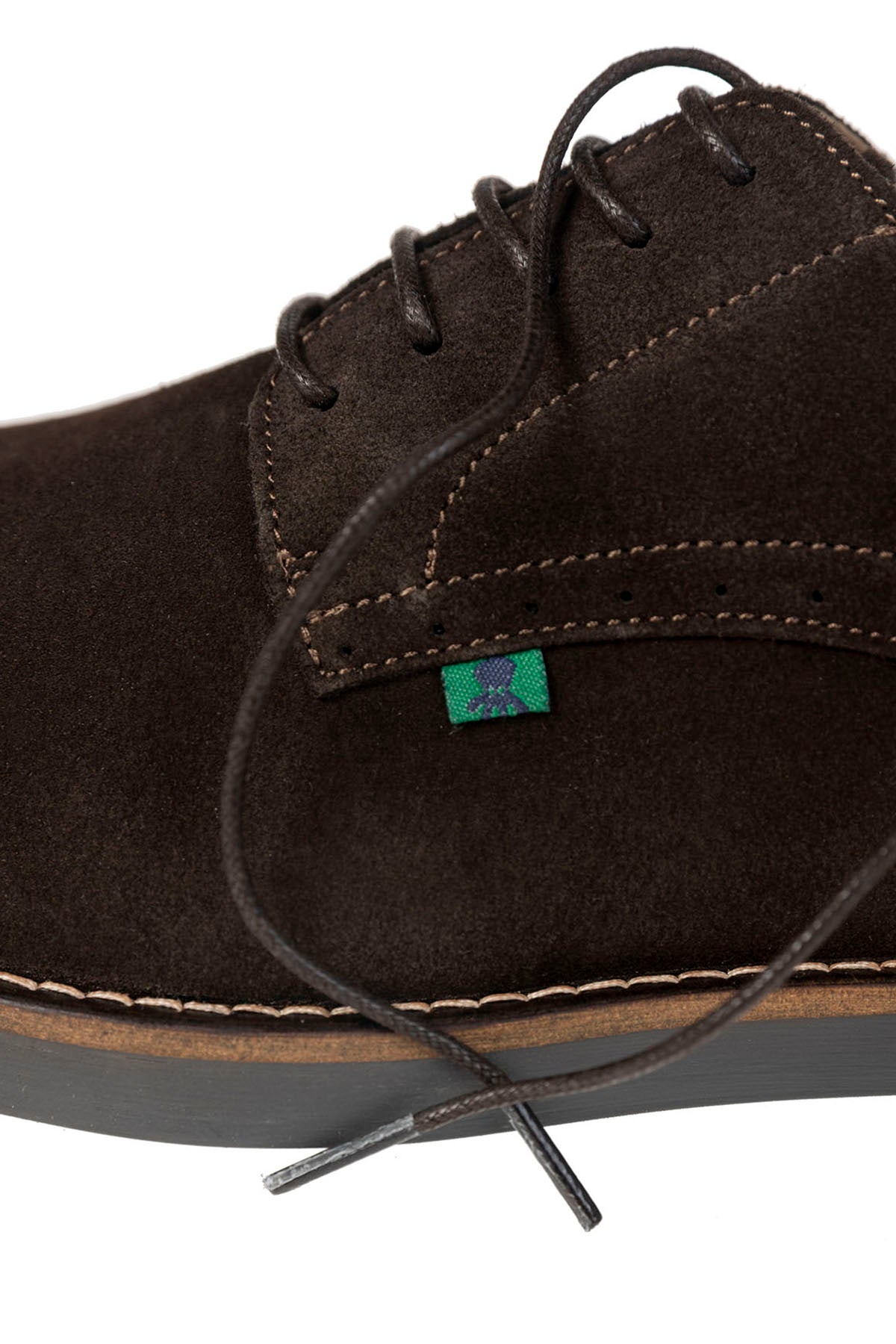 Zapato blucher suela de goma marrón