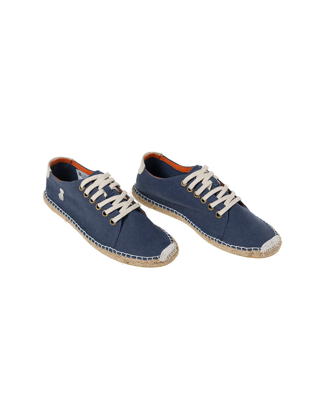 ALPARGATA CORDONES LOGO AZUL MARINO DELAVÉ