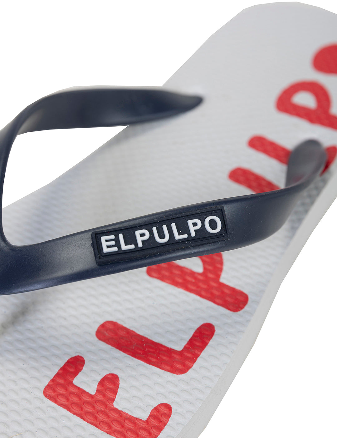 CHANCLA LETRAS SUELA BLANCO PURO