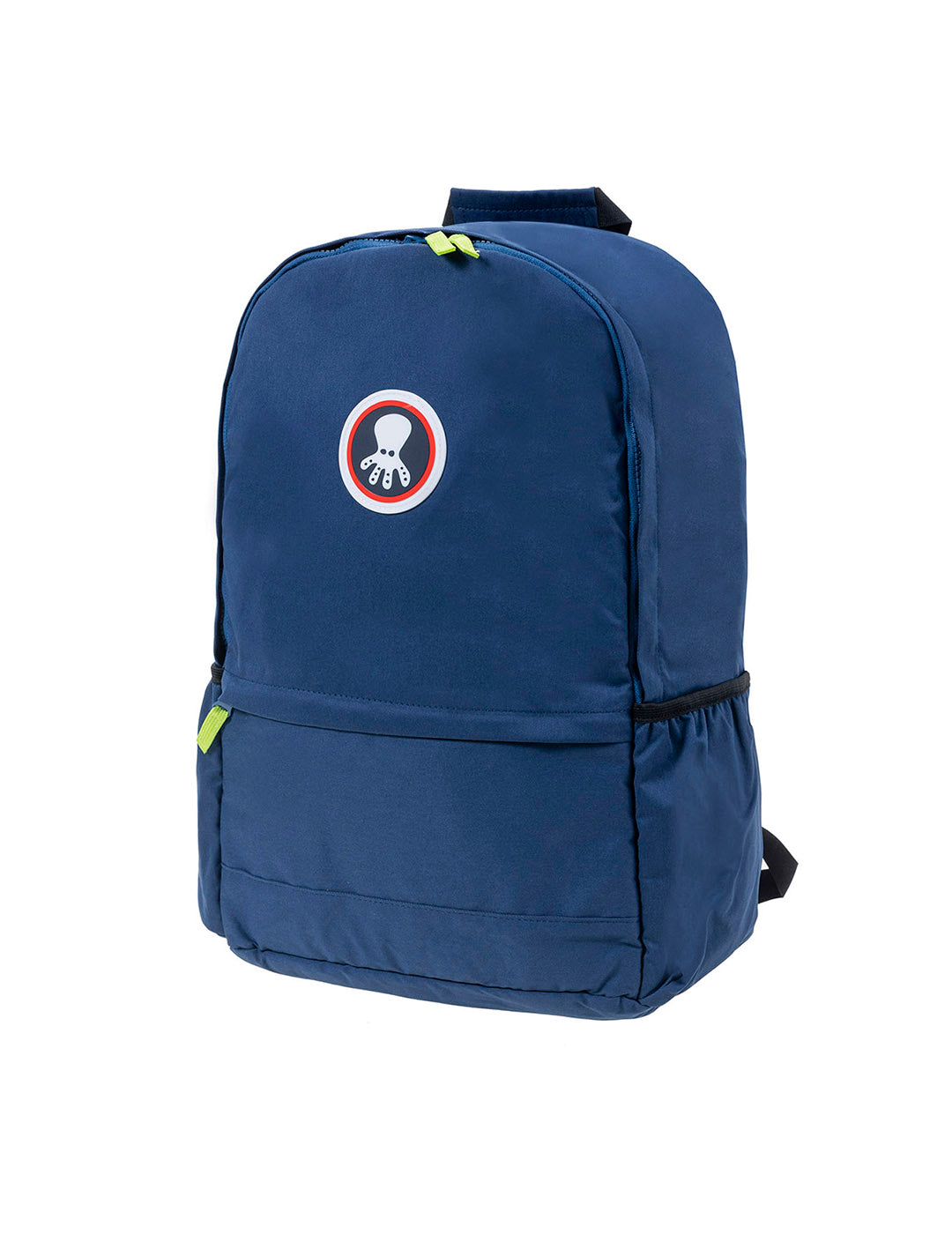MOCHILA NYLON PARCHE ENGOMADO AZUL MARINO