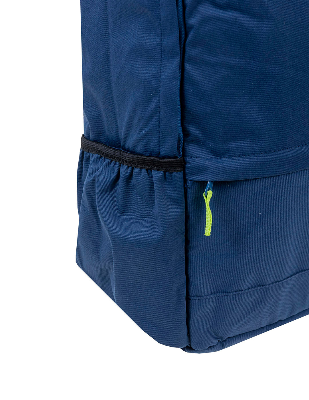 MOCHILA NYLON PARCHE ENGOMADO AZUL MARINO