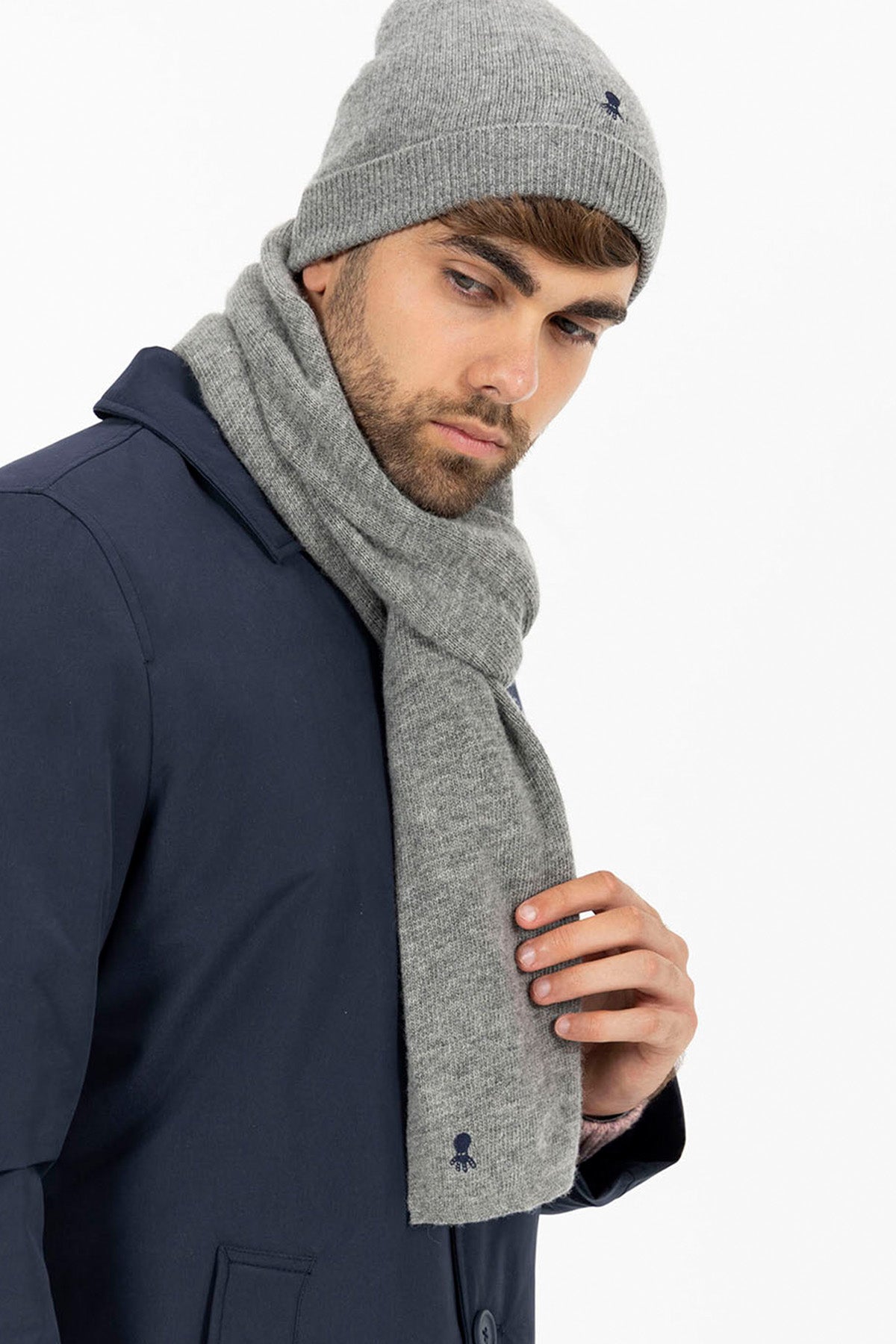 BUFANDA MELANGE GRIS VIGORÉ