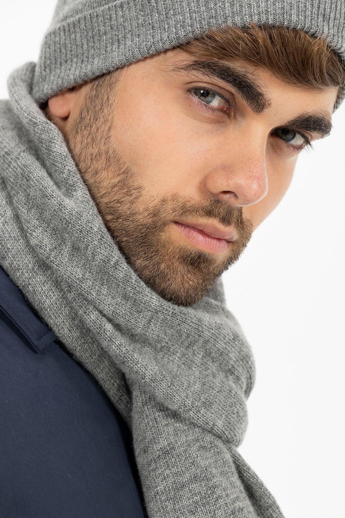 BUFANDA MELANGE GRIS VIGORÉ