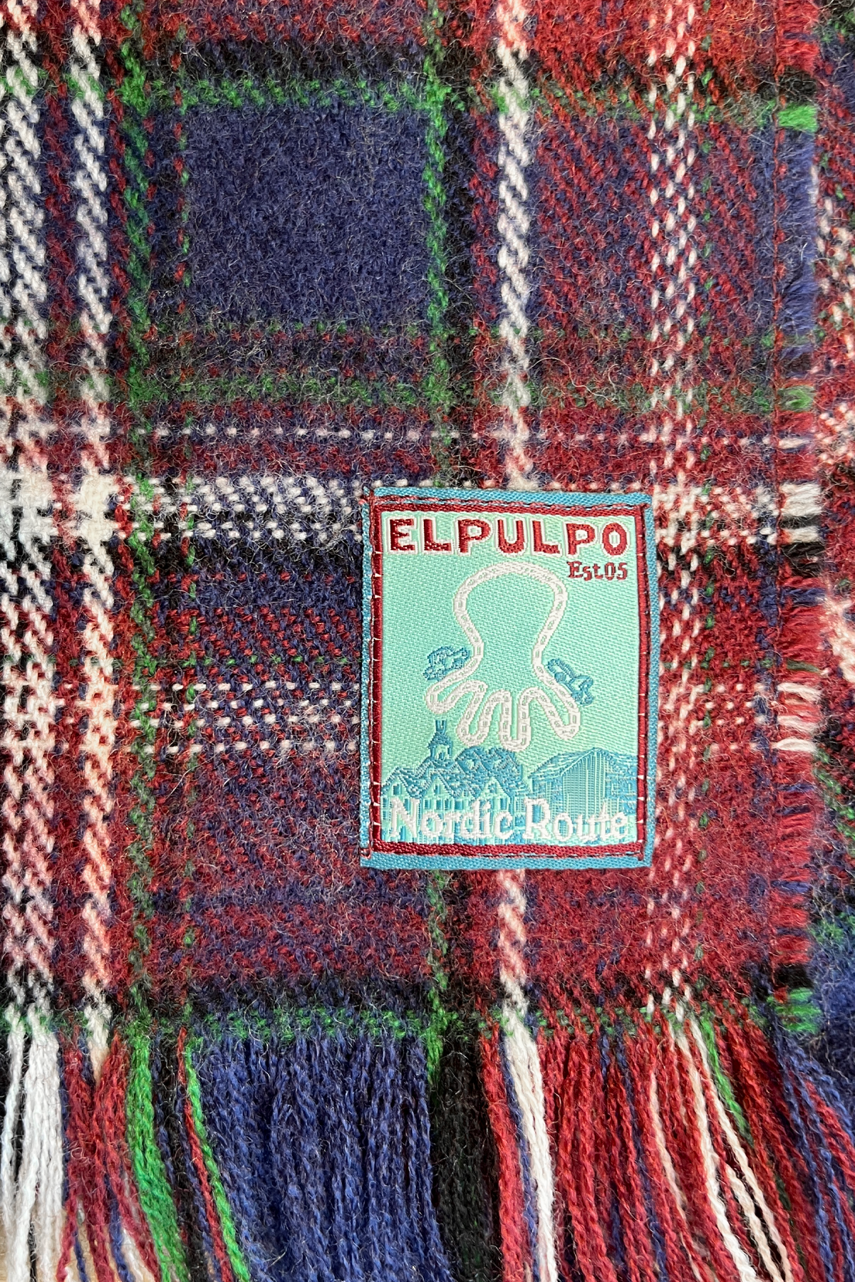 Bufanda cuadros nordic multicolor