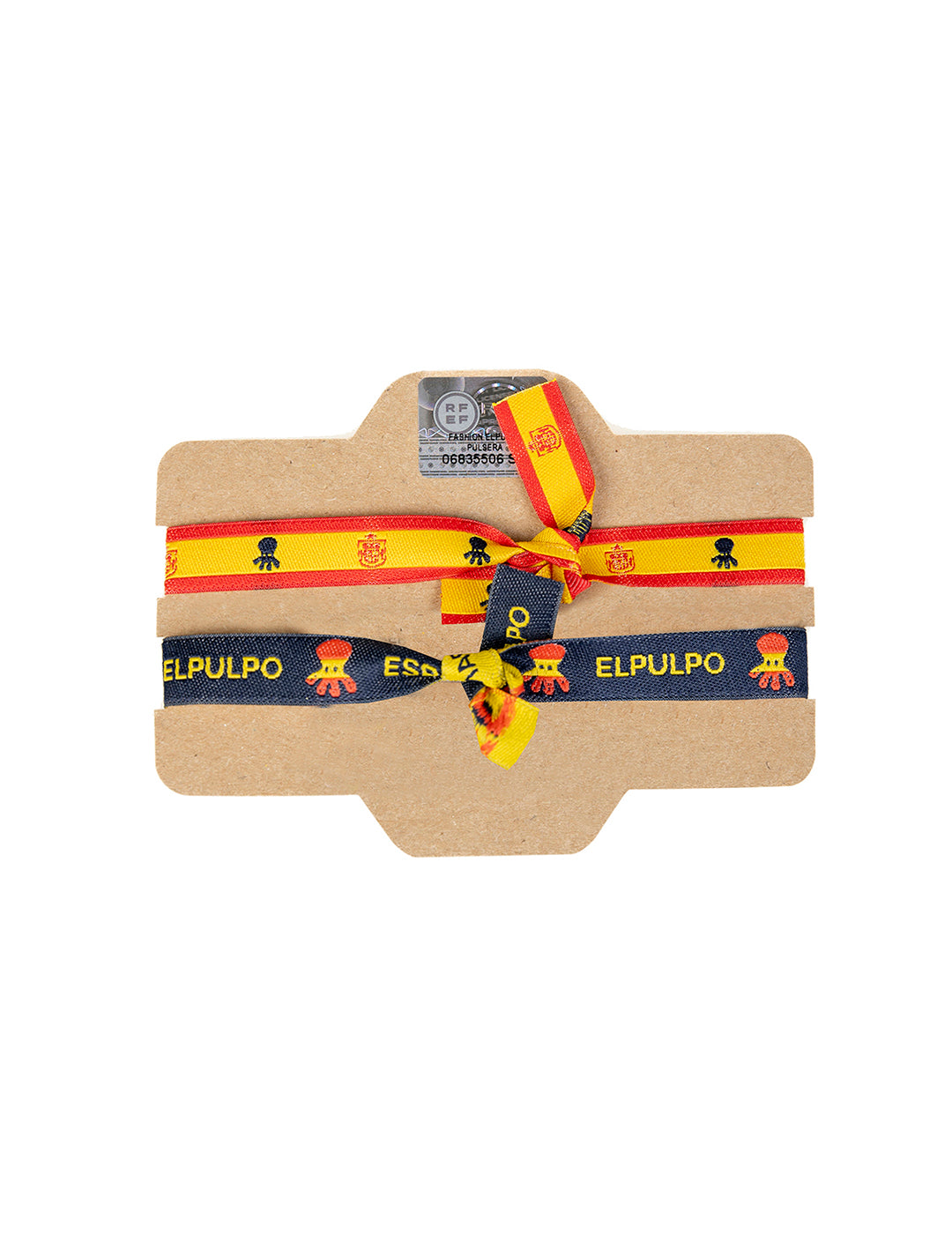 PULSERAS NIÑO ELPULPO RFEF MULTICOLOR