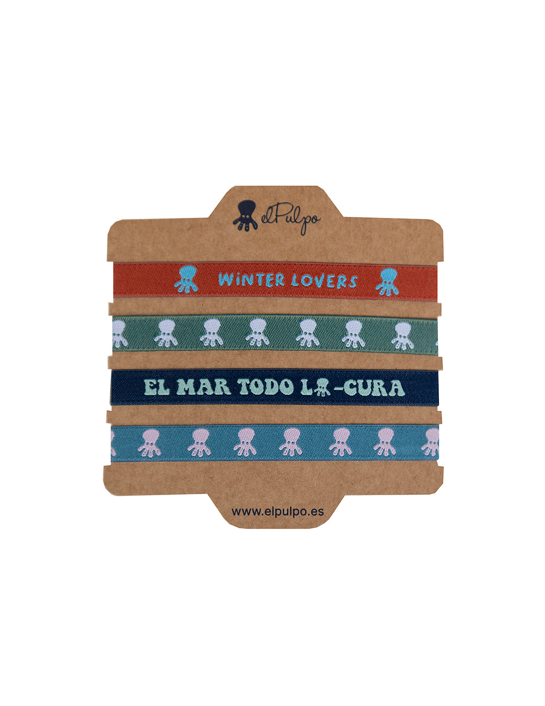 PACK PULSERAS WINTER LOVERS MULTICOLOR