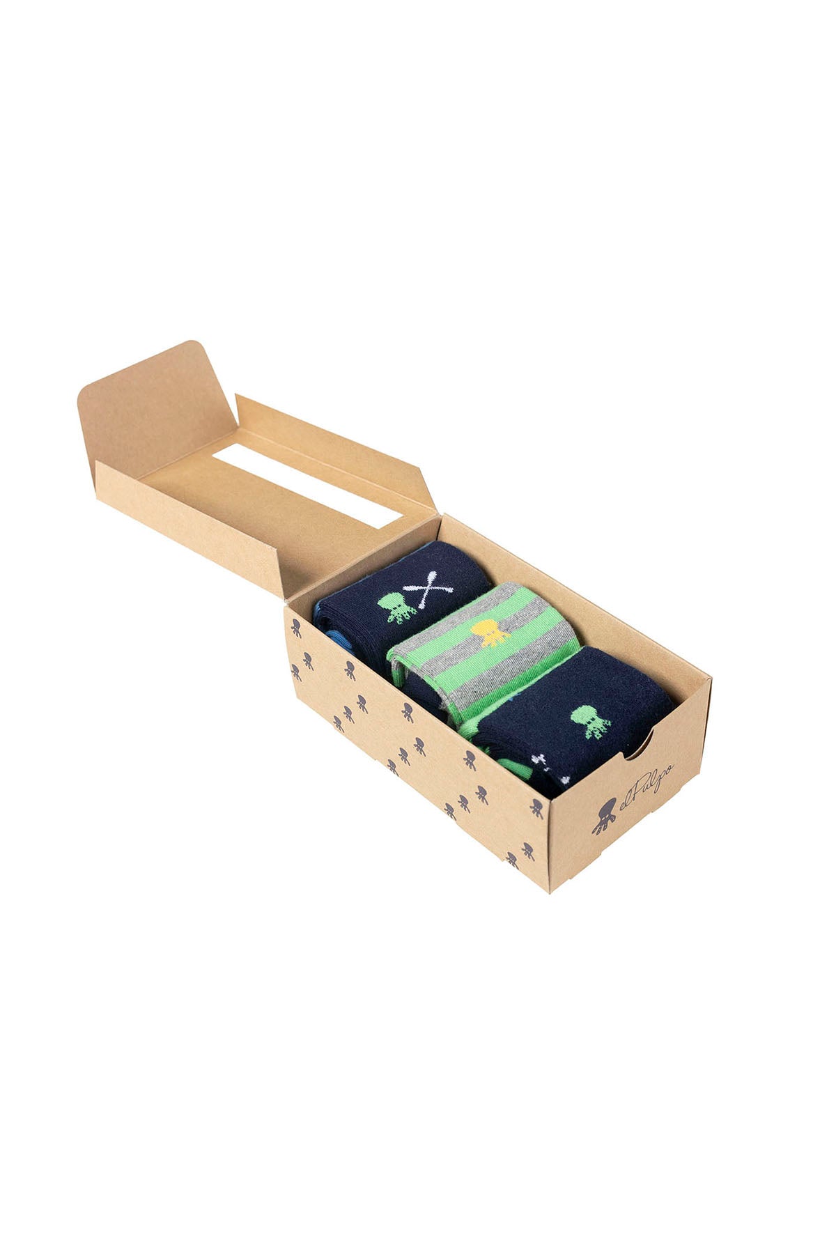 PACK OF ESSENTIALS ELPULPO MULTICOLOR SOCKS