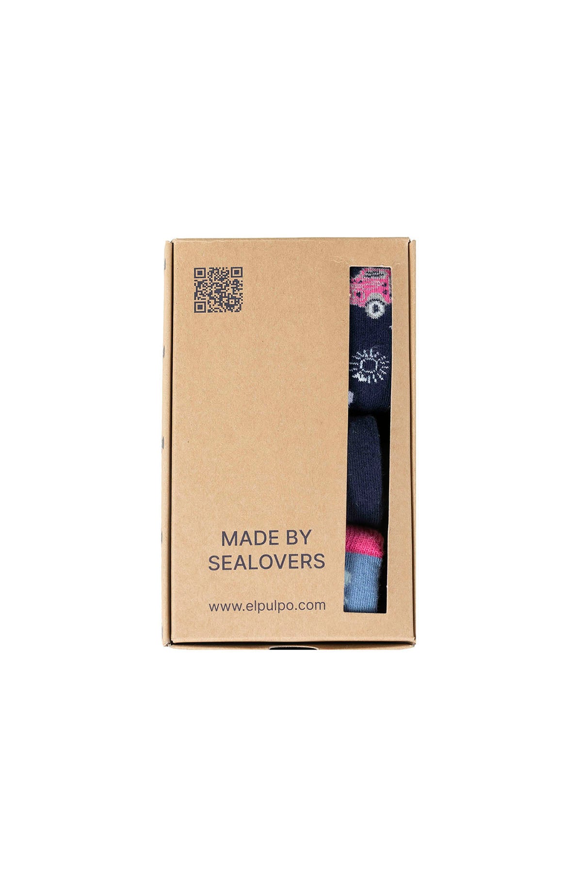PACK OF MULTICOLOR SURF PRINT SOCKS