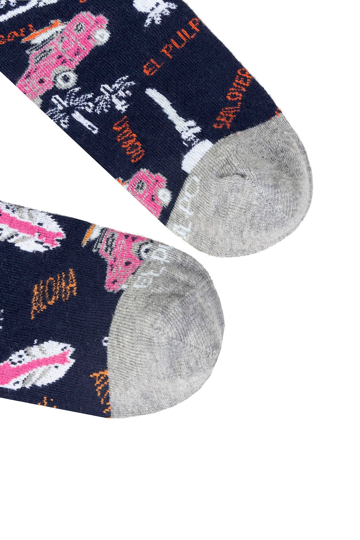 PACK OF MULTICOLOR SURF PRINT SOCKS