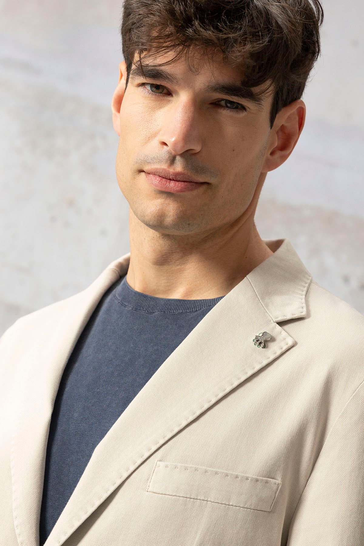 BLAZER TINGIDO EM ROUPA MARFIM
