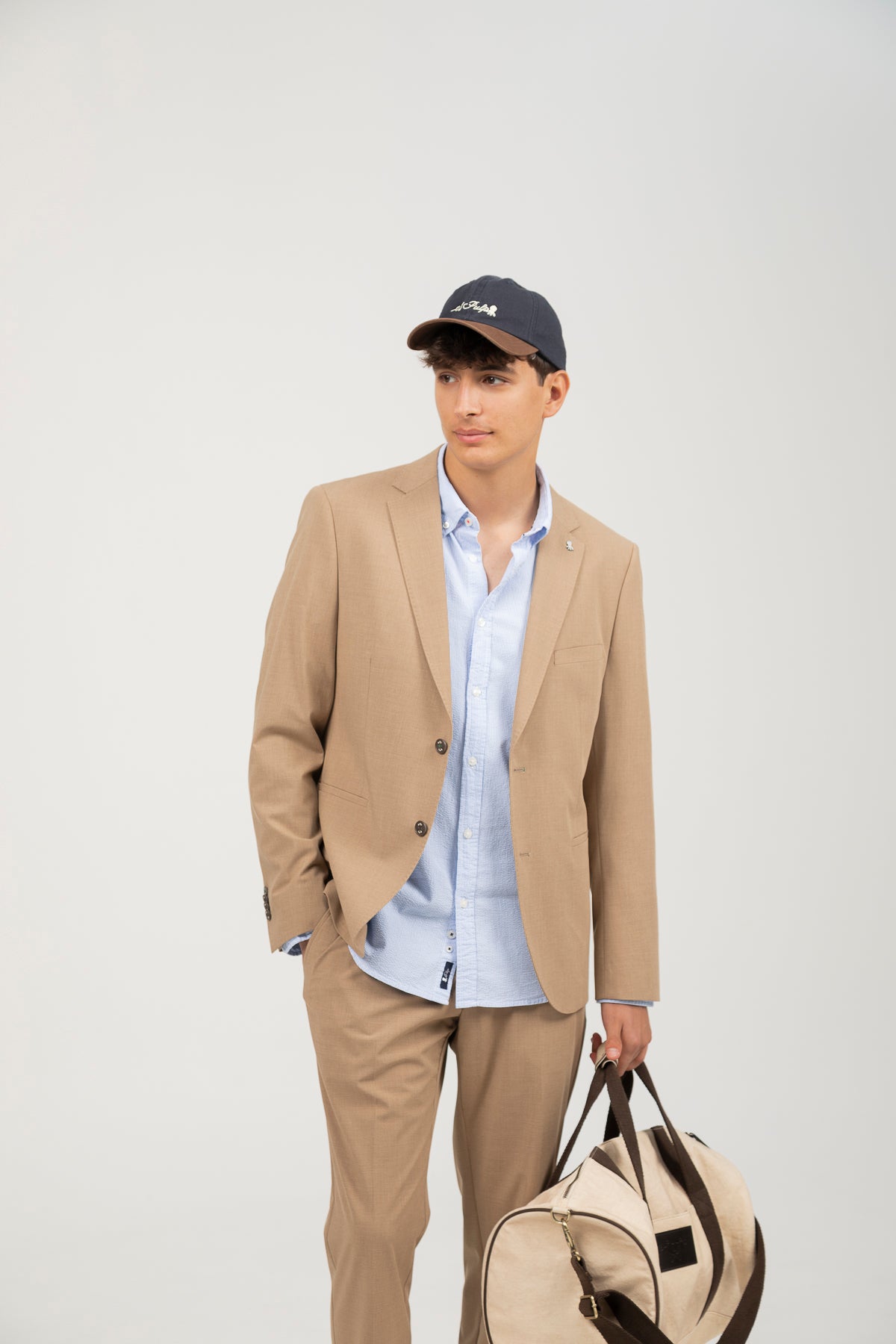 AMERICANA TRAJE COMFORT TOSTADO