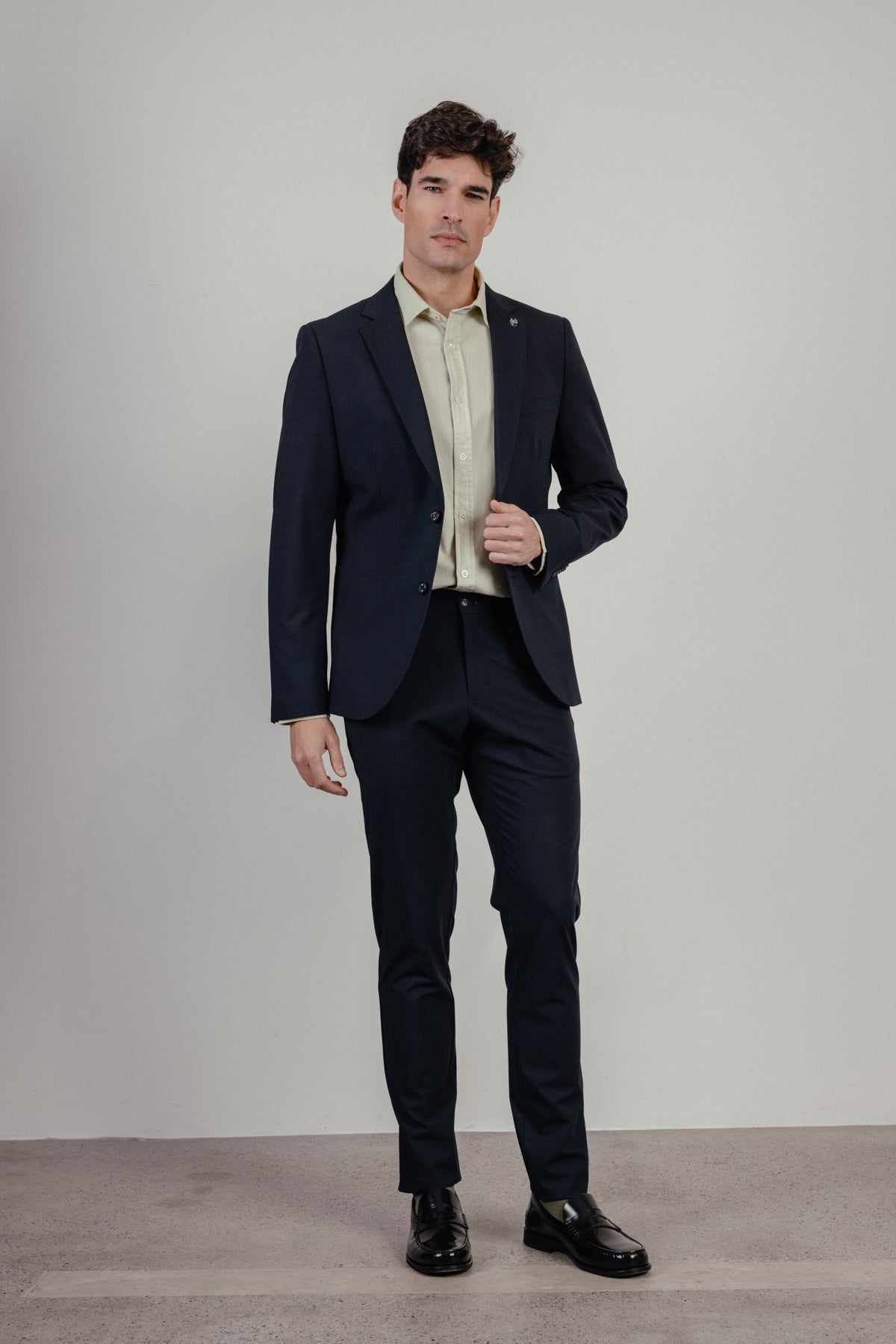 Americana traje comfort azul marino