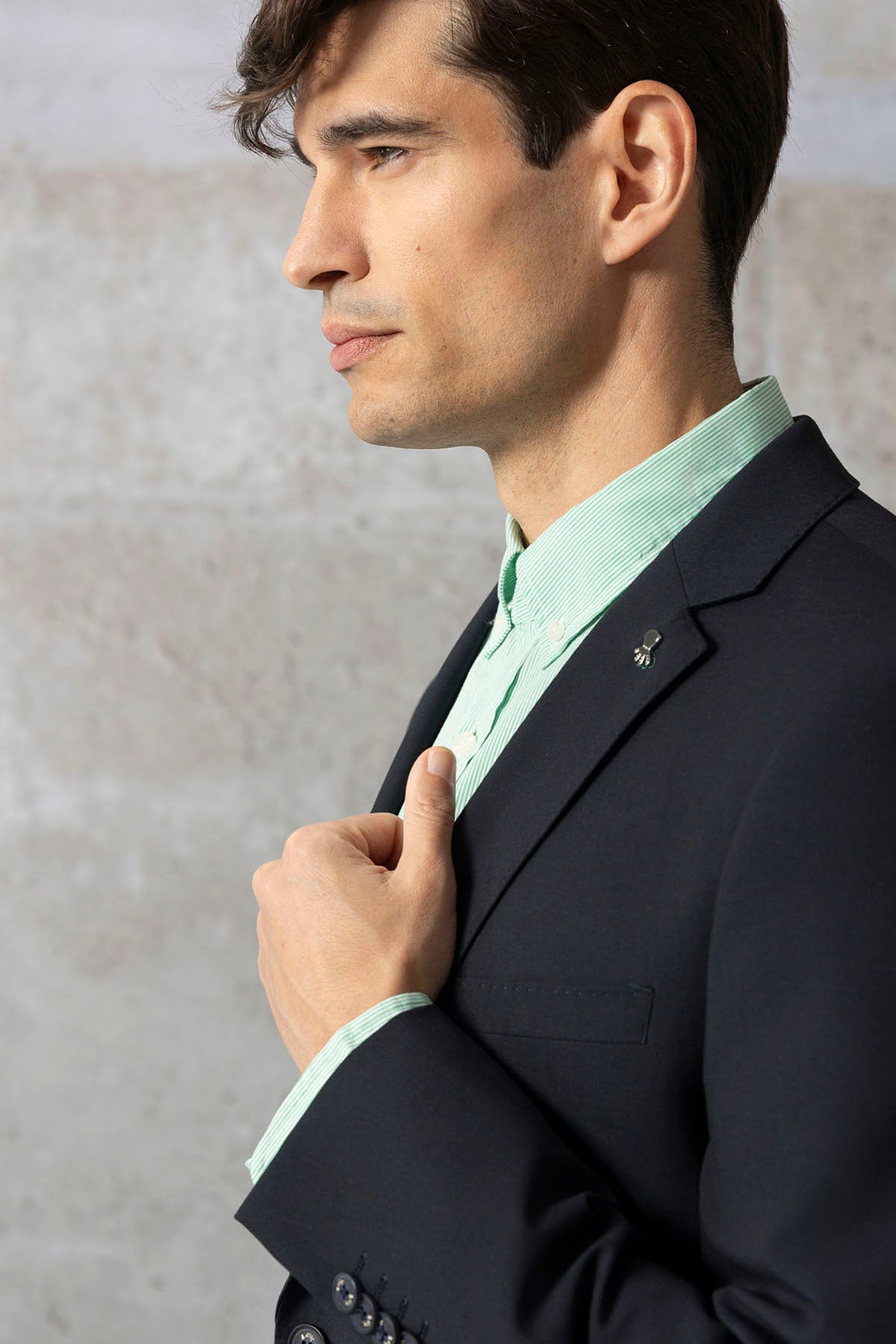 Americana traje comfort azul marino