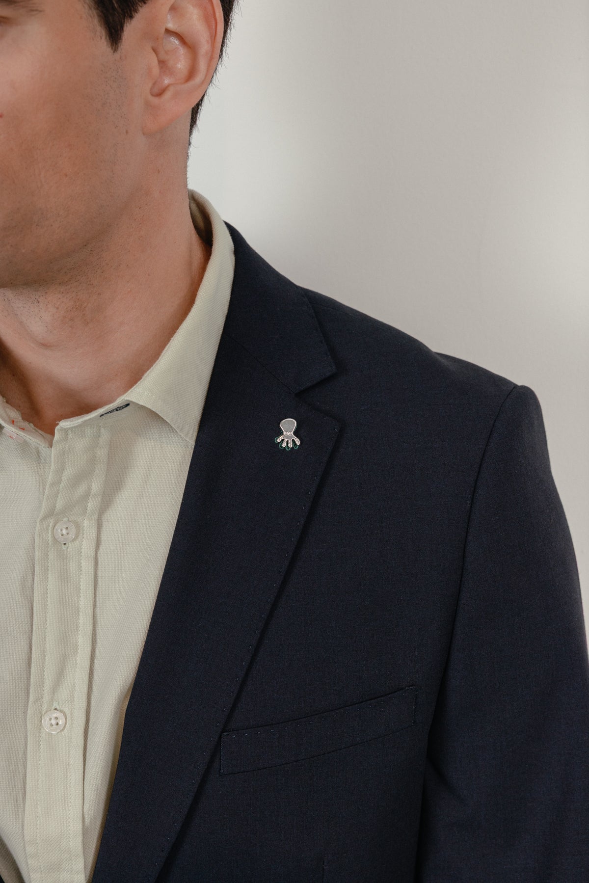 Americana traje comfort azul marino
