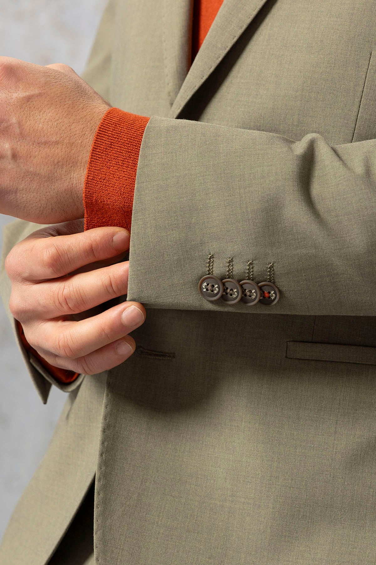 Blazer de fato verde médio confortável