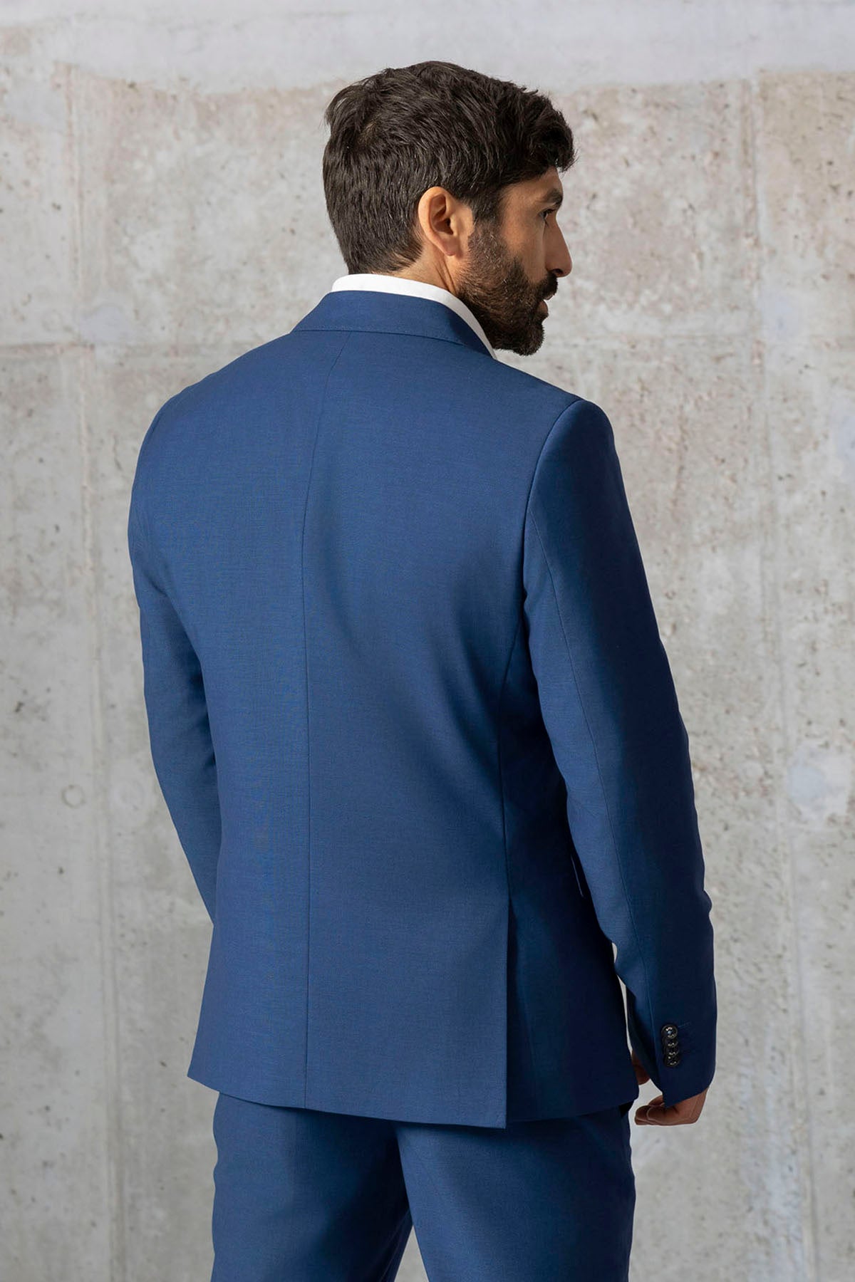 BLAZER AZUL MARINHO COM MICRODESENHOS