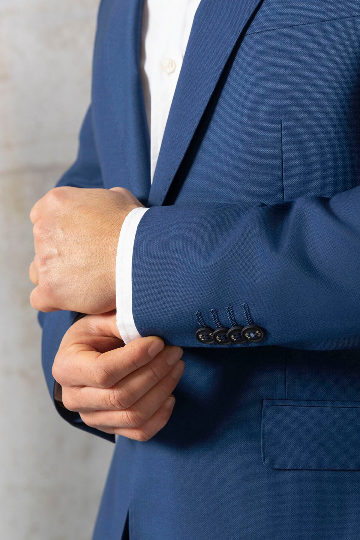 BLAZER AZUL MARINHO COM MICRODESENHOS