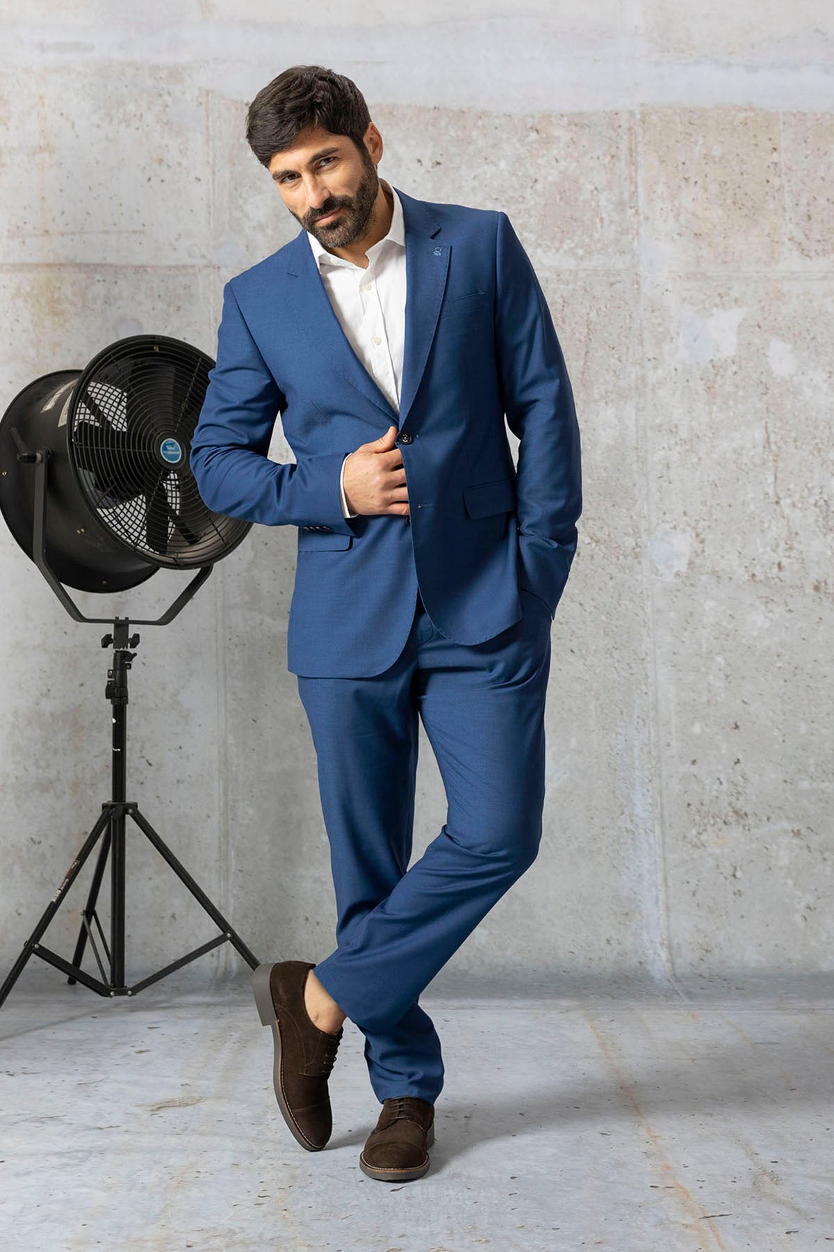 BLAZER AZUL MARINHO COM MICRODESENHOS