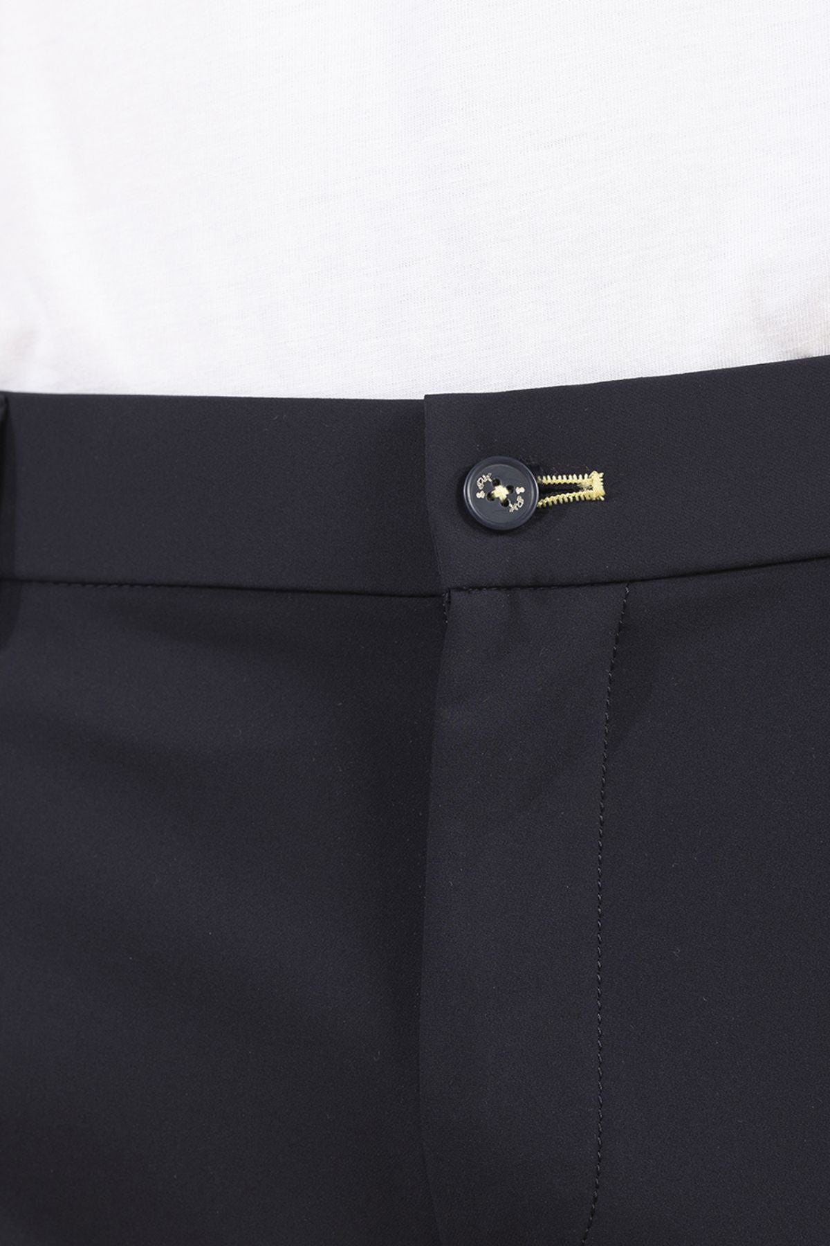 CALÇA ULTRALEVE COM CINTURA ELÁSTICA AZUL MARINHO