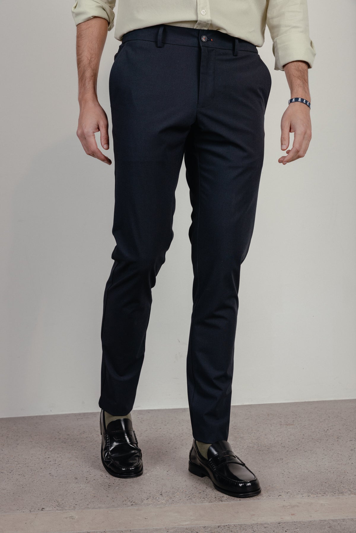 Pantalón traje comfort azul marino