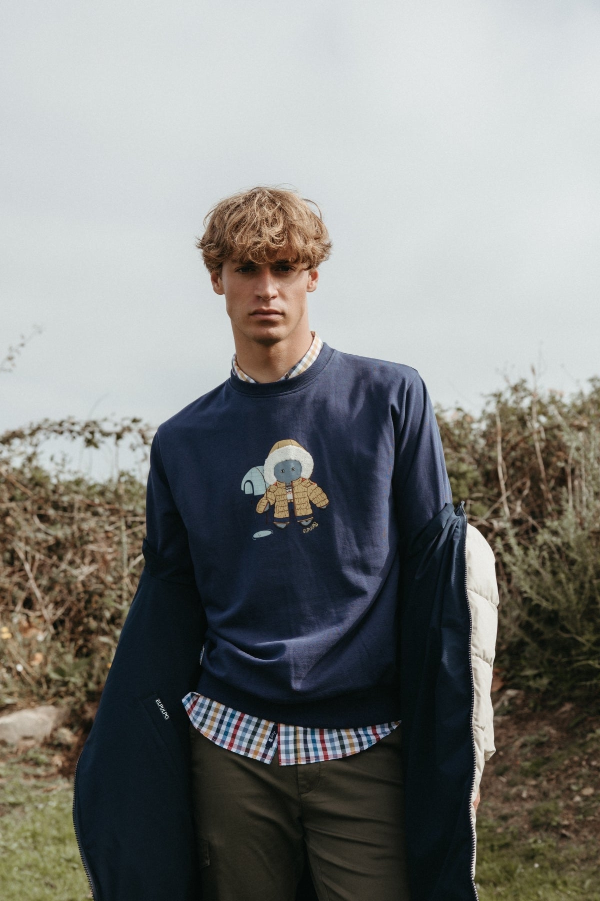 PLUMÍFERO ACOLCHADO ÁRTICO REVERSIBLE AZUL MARINO