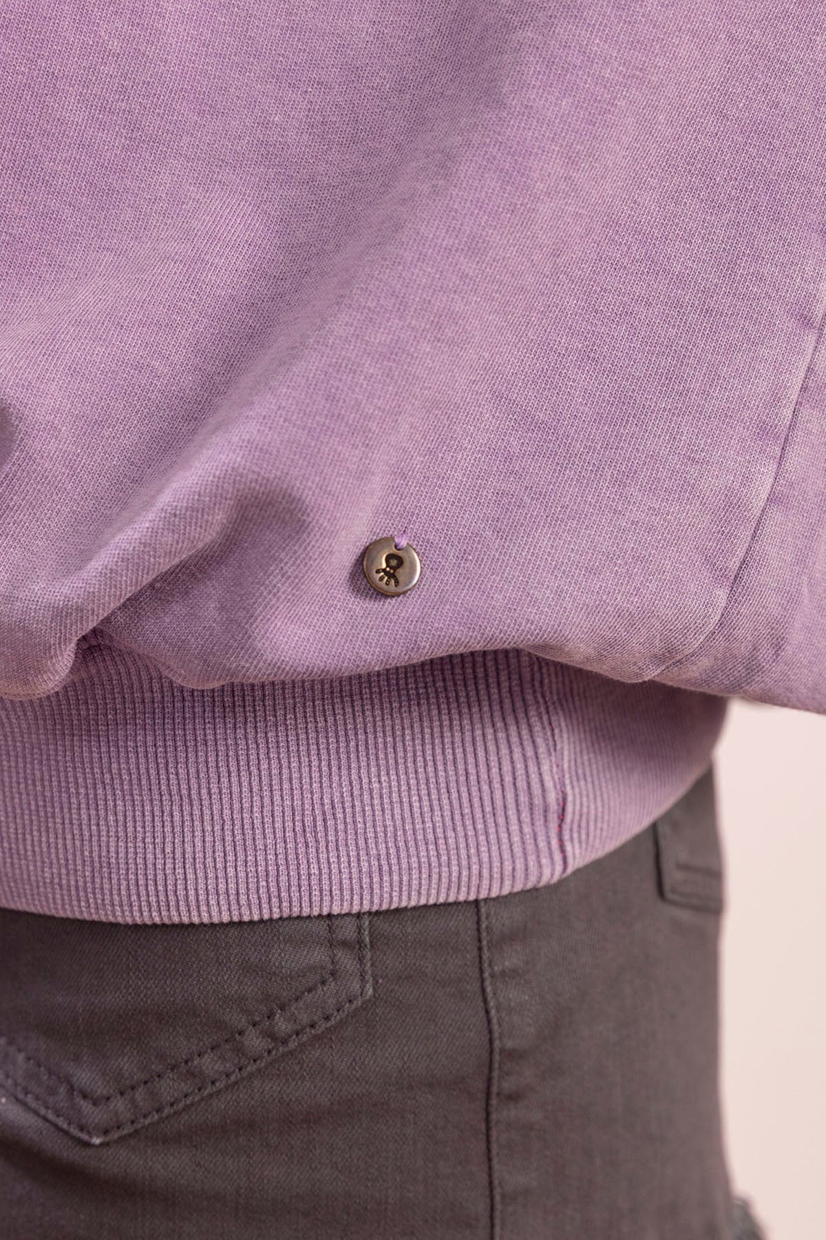 SUDADERA CAPUCHA TEEN ALAS MORADO